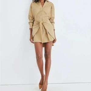 Veronica Beard Roanoke Shirtdress Deep Khaki size 6